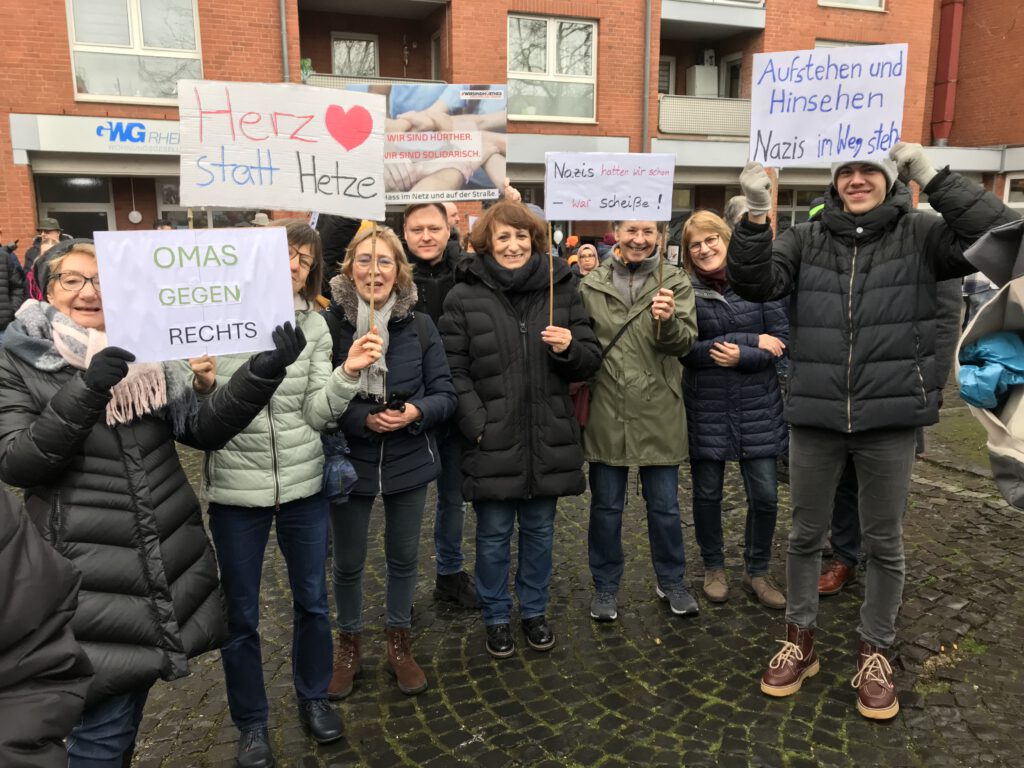 Kundgebung gegen Rechts am 4. Februar 2024
